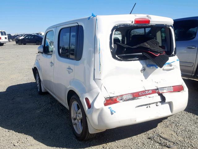 JN8AZ2KR3CT250115 - 2012 NISSAN CUBE BASE WHITE photo 3