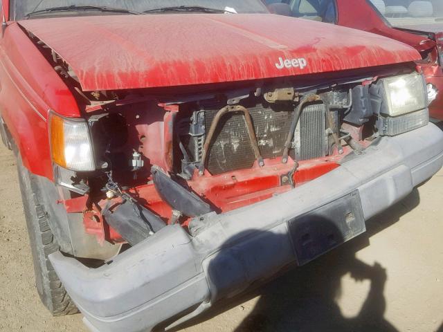 1J4FX58S1TC170406 - 1996 JEEP GRAND CHER RED photo 9