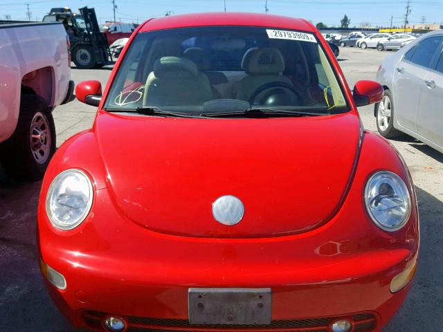 3VWCK21C02M426568 - 2002 VOLKSWAGEN NEW BEETLE Rot Foto 9