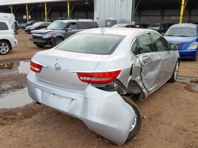 1G4PP5SK7E4124526 - 2014 BUICK VERANO SILVER photo 4