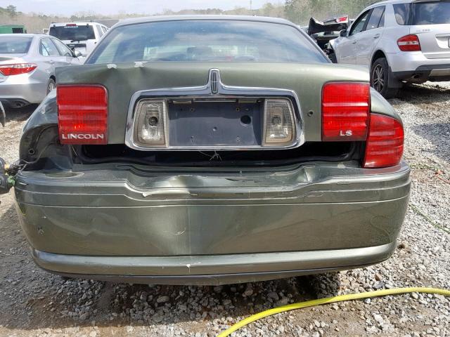 1LNHM86SXYY818052 - 2000 LINCOLN LS GREEN photo 9