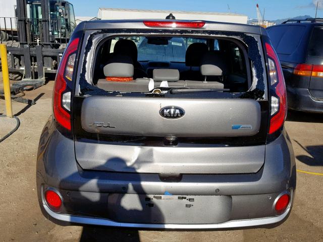 KNDJX3AE7G7016368 - 2016 KIA SOUL EV + GRAY photo 9