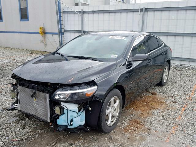 1G1ZB5ST0GF180232 - 2016 CHEVROLET MALIBU LS BLACK photo 2