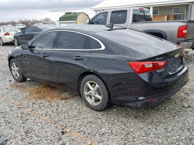 1G1ZB5ST0GF180232 - 2016 CHEVROLET MALIBU LS BLACK photo 3