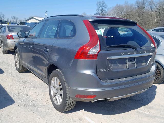 YV440MDJ2H2085092 - 2017 VOLVO XC60 T5 GRAY photo 3