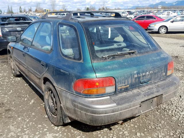 JF1GF4859WG813363 - 1998 SUBARU IMPREZA OU GREEN photo 3