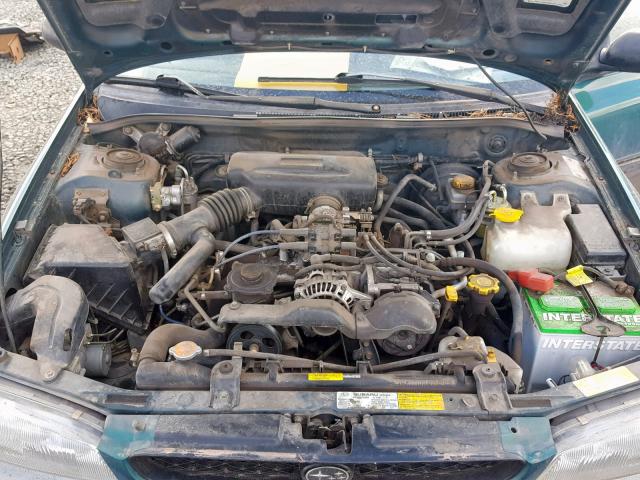 JF1GF4859WG813363 - 1998 SUBARU IMPREZA OU GREEN photo 7