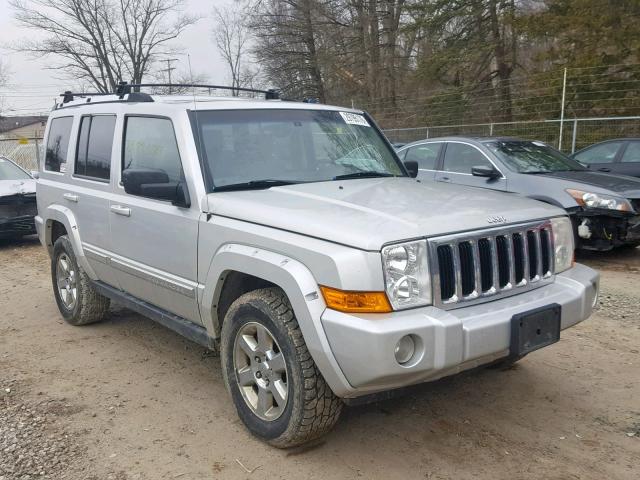 1J8HG58256C145696 - 2006 JEEP COMMANDER SILVER photo 1