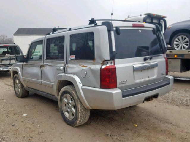 1J8HG58256C145696 - 2006 JEEP COMMANDER SILVER photo 3