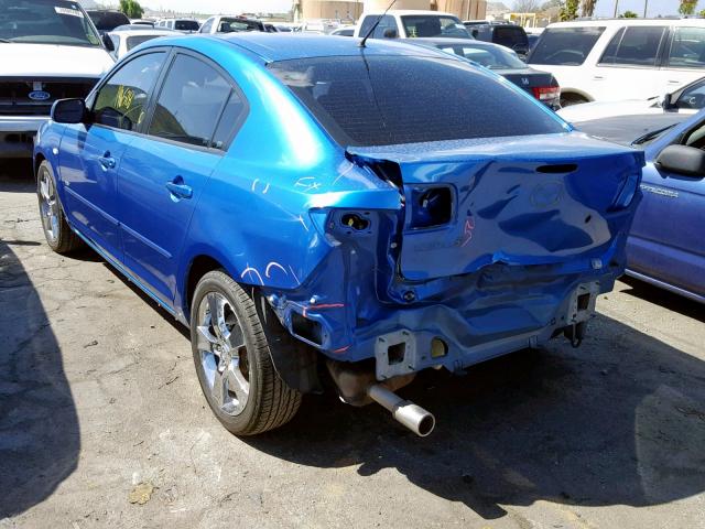 JM1BK324061459780 - 2006 MAZDA 3 S BLUE photo 3