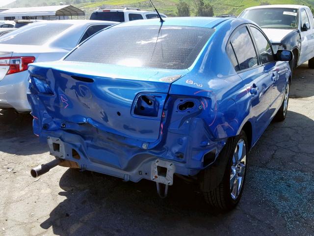 JM1BK324061459780 - 2006 MAZDA 3 S BLUE photo 4