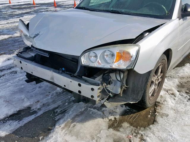 1G1ZT64855F148336 - 2005 CHEVROLET MALIBU MAX 银色 照片 10
