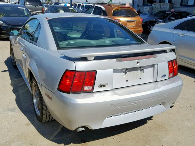 1FAFP42X53F356765 - 2003 FORD MUSTANG GT SILVER photo 3