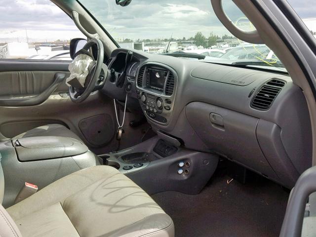 5TDBT48A65S240842 - 2005 TOYOTA SEQUOIA LI SILVER photo 5