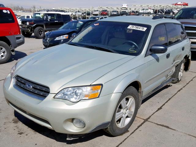 4S4BP61C366305106 - 2006 SUBARU LEGACY OUT BEIGE photo 2