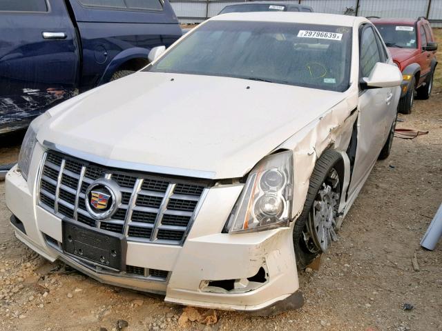 1G6DG5E52C0150262 - 2012 CADILLAC CTS LUXURY WHITE photo 2