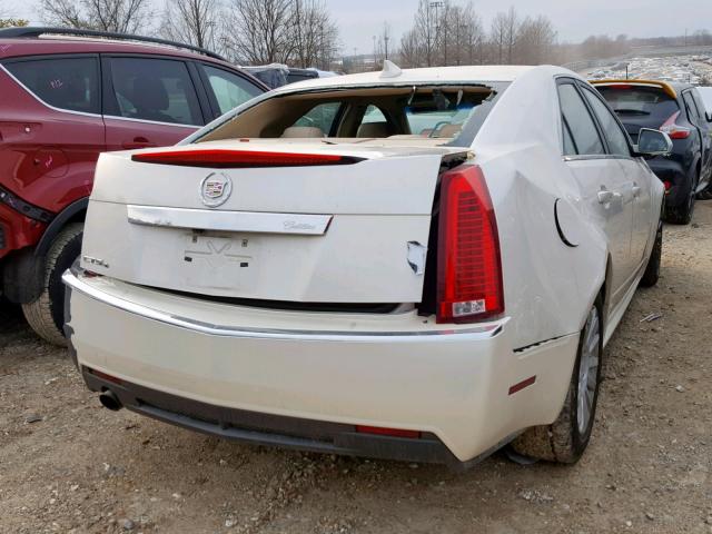 1G6DG5E52C0150262 - 2012 CADILLAC CTS LUXURY WHITE photo 4