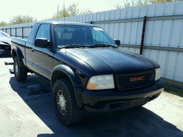 1GTCT19W818161555 - 2001 GMC SONOMA BLACK photo 1