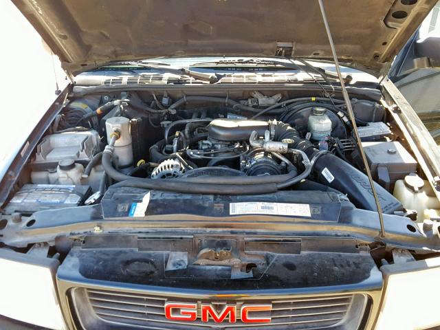 1GTCT19W818161555 - 2001 GMC SONOMA BLACK photo 7