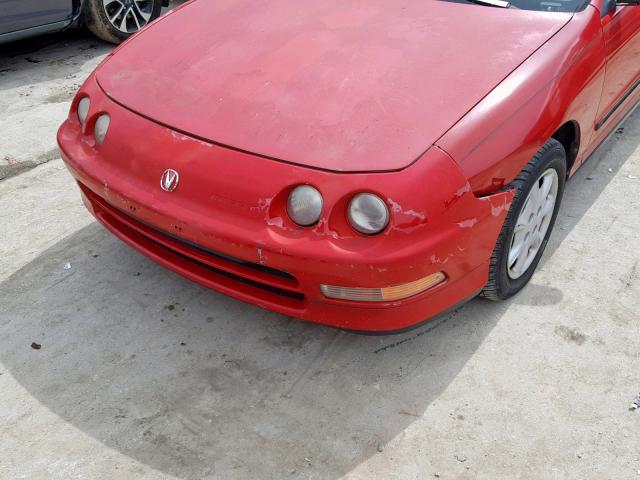 JH4DC4441TS007236 - 1996 ACURA INTEGRA RS RED photo 9