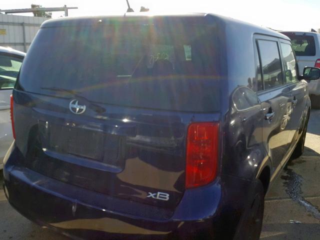 JTLKE50E481038182 - 2008 TOYOTA SCION XB 蓝色 照片 4