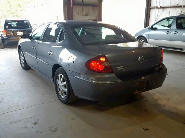 2G4WD562951269612 - 2005 BUICK LACROSSE C GRAY photo 3