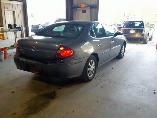 2G4WD562951269612 - 2005 BUICK LACROSSE C GRAY photo 4