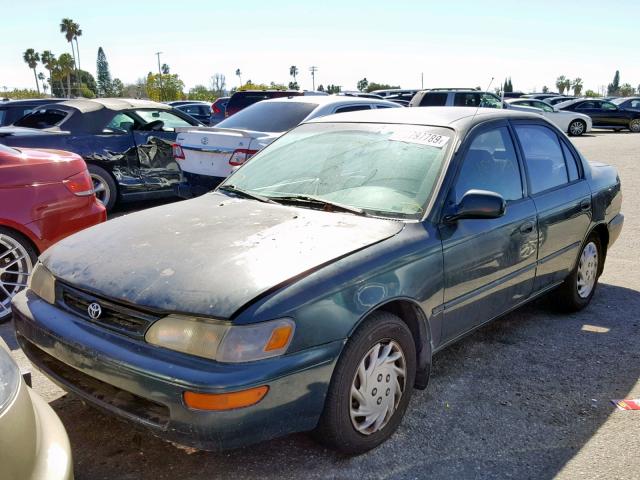 1NXBB02E0TZ421933 - 1996 TOYOTA COROLLA DX GREEN photo 2