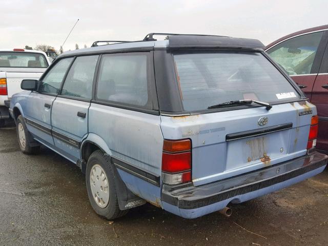 JF2AN55B4JG418052 - 1988 SUBARU GL-10 BLUE photo 3