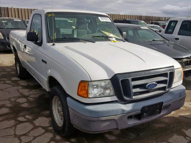 1FTYR10U64PA58306 - 2004 FORD RANGER WHITE photo 1