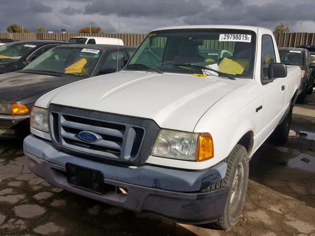 1FTYR10U64PA58306 - 2004 FORD RANGER WHITE photo 2