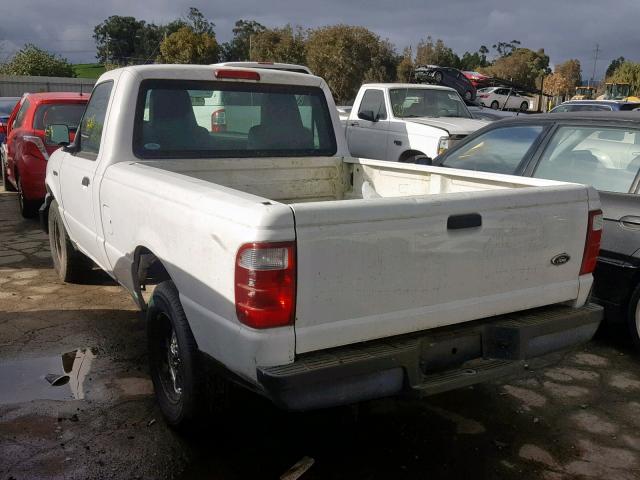 1FTYR10U64PA58306 - 2004 FORD RANGER WHITE photo 3