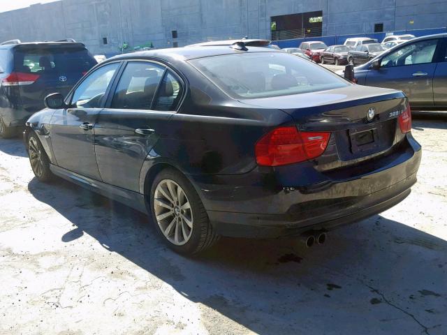 WBAPH5C53BA446147 - 2011 BMW 328 I SULE BLACK photo 3