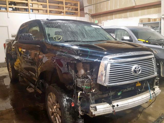 5TFHY5F10AX128272 - 2010 TOYOTA TUNDRA CRE BLACK photo 1