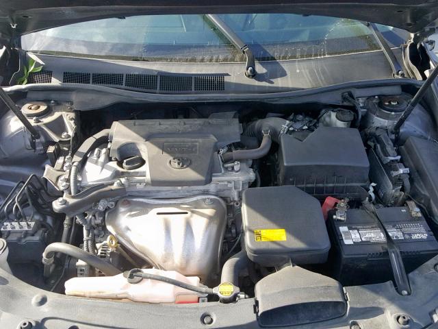 4T4BF1FK5CR273634 - 2012 TOYOTA CAMRY BASE GRAY photo 7