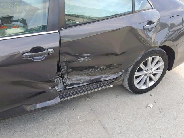 4T4BF1FK5CR273634 - 2012 TOYOTA CAMRY BASE GRAY photo 9