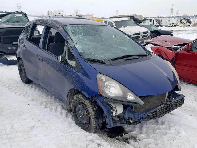 JHMGE8H36DC004750 - 2013 HONDA FIT BLUE photo 1