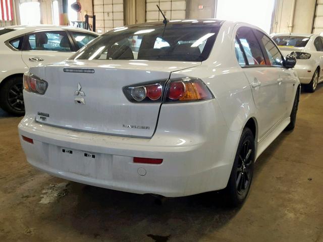 JA32U2FU2HU013466 - 2017 MITSUBISHI LANCER ES WHITE photo 4