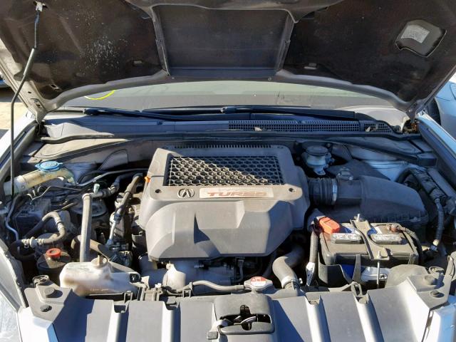 5J8TB18279A006633 - 2009 ACURA RDX SILVER photo 7