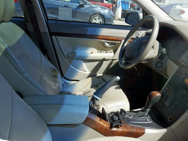 YV1TS592851406158 - 2005 VOLVO S80 2.5T BEIGE photo 5