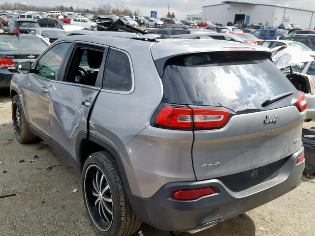 1C4PJMCSXGW338495 - 2016 JEEP CHEROKEE L GRAY photo 3