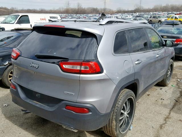 1C4PJMCSXGW338495 - 2016 JEEP CHEROKEE L GRAY photo 4