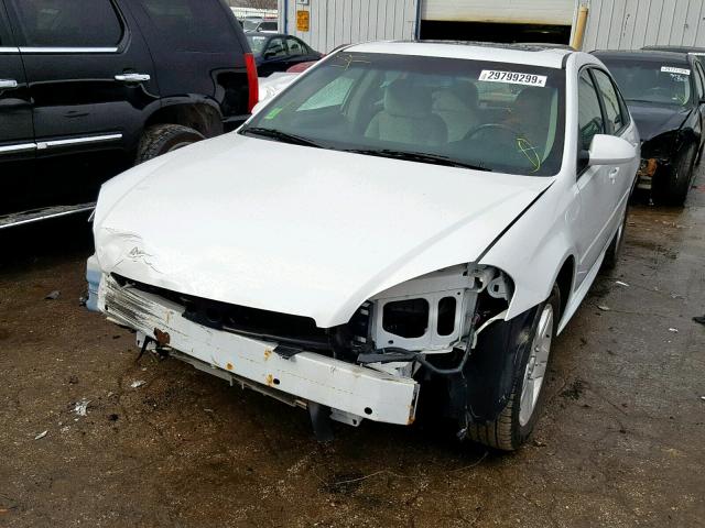 2G1WB5E30E1104061 - 2014 CHEVROLET IMPALA LIM WHITE photo 2