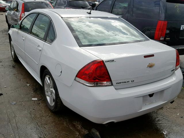 2G1WB5E30E1104061 - 2014 CHEVROLET IMPALA LIM WHITE photo 3