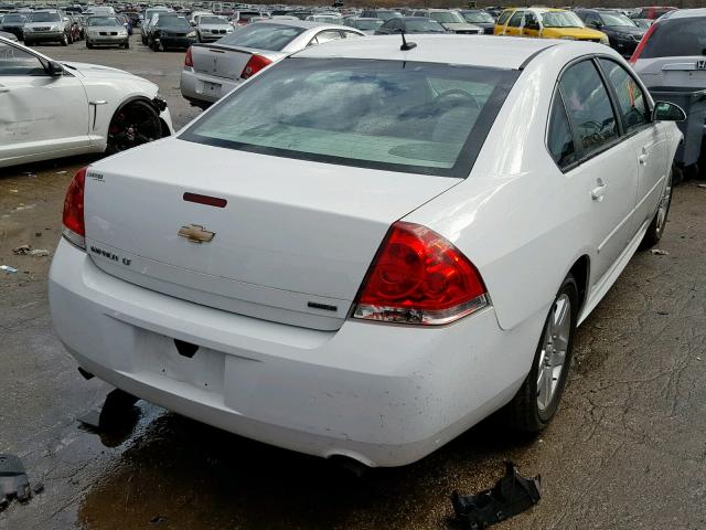 2G1WB5E30E1104061 - 2014 CHEVROLET IMPALA LIM WHITE photo 4