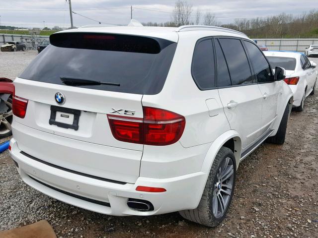 5UXZV4C58D0B02323 - 2013 BMW X5 WHITE photo 4