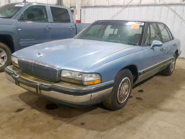 1G4CW53L6M1695059 - 1991 BUICK PARK AVENU BLUE photo 2