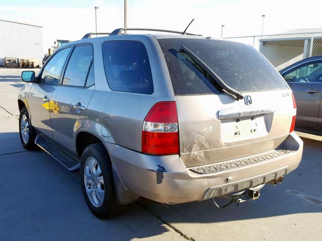 2HNYD18923H514247 - 2003 ACURA MDX TOURIN TAN photo 3