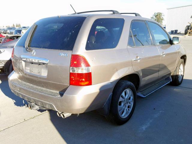 2HNYD18923H514247 - 2003 ACURA MDX TOURIN TAN photo 4