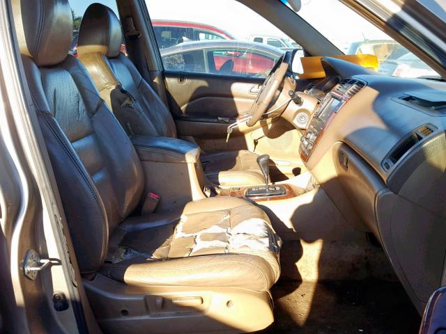 2HNYD18923H514247 - 2003 ACURA MDX TOURIN TAN photo 5